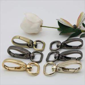 China OEM high polishing various color zinc alloy 19.5 mm metal swivel eye snap hook for dog collar on sale