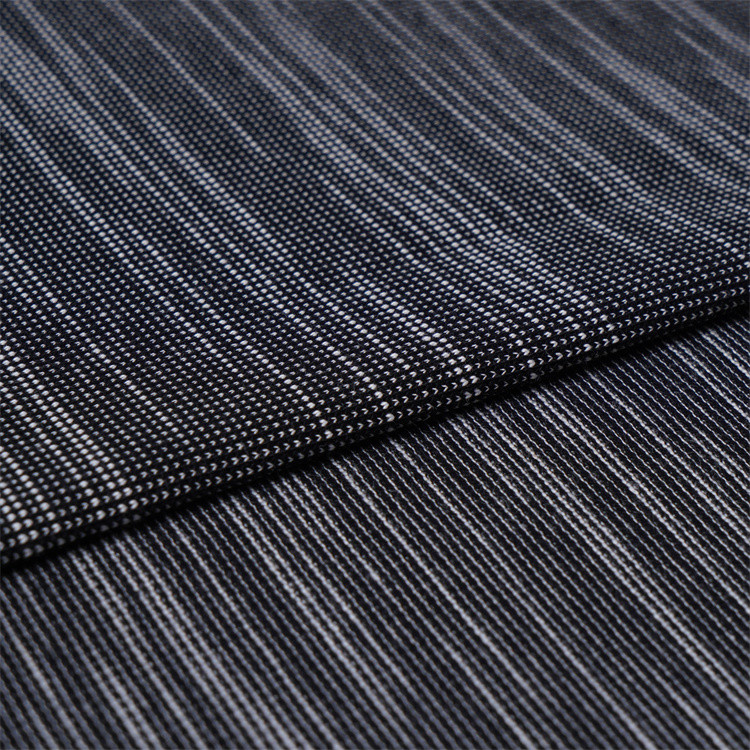 Healthy And Skin-Friendly And Comfortable Natural Breathable And Comfortable Striped Knit Fabric For T-Shirt