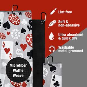 Quality Sport Microfiber Golf Towel Sublimation Printed Accept Custom wholesale