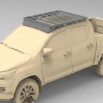 Customized 4x4 Offroad Accessories for Toyota Hilux 2023 Aluninium Alloy Roof