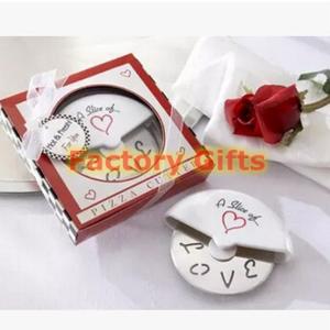 Quality Metal promotion wedding gifts home metal pizza wheel cutter knife tools wholesale