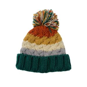 Quality Mixed Soft Winter Flex Fit Knitted Beanie Hat Polyester Material wholesale