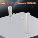 Stainless Steel Bidirectional Swing Gate Turnstile Biometric Access Control