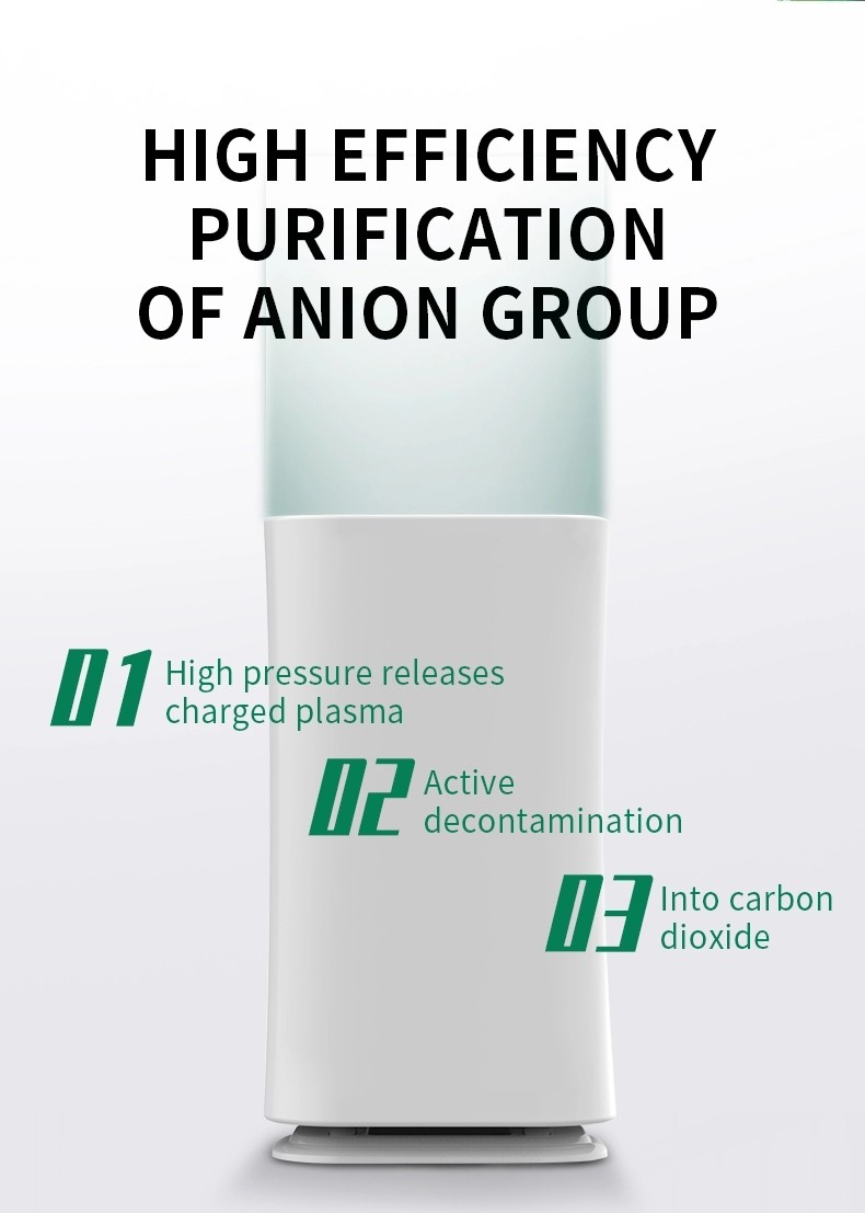 URHAF 05B PM2.5 Hepa Air Purifier 330*220*600mm Ionizer Ion Sterilizer