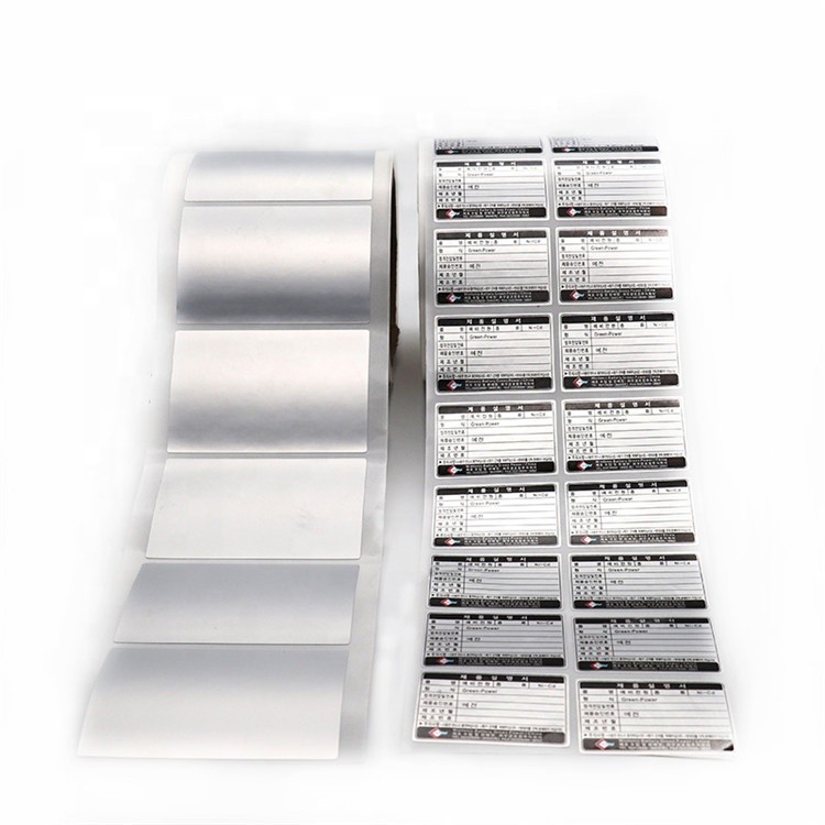 Custom Strong Adhesive Stickers Waterproof High Temperature Adhesive Labels