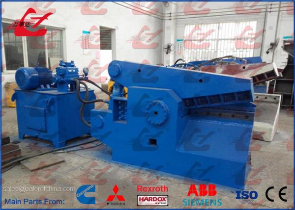Alligator Metal Shears 200Ton Force 25kW Motor Hydraulic Steel Scrap Shearing