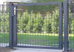 Quality Dark green PVC Coated 5x3.5ft Fence Garden Gate wholesale