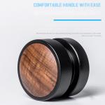 Coffee Tampers 51mm 53mm 58.35mm Walnut Wood Cap Gravitational Force Stainless