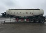 Particle Material Transport Semi Trailer Truck / Bulk Cement Tank Semi Trailer
