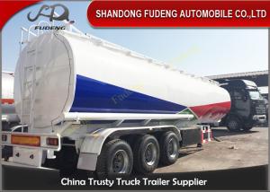 Quality 45000L Fuel tanker semi trailer with BPW axle , used fuel tanker truck trailer wholesale