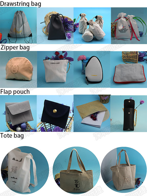 Customized Small White Satin Drawstring Bag For Makeup Bag Printed Logo