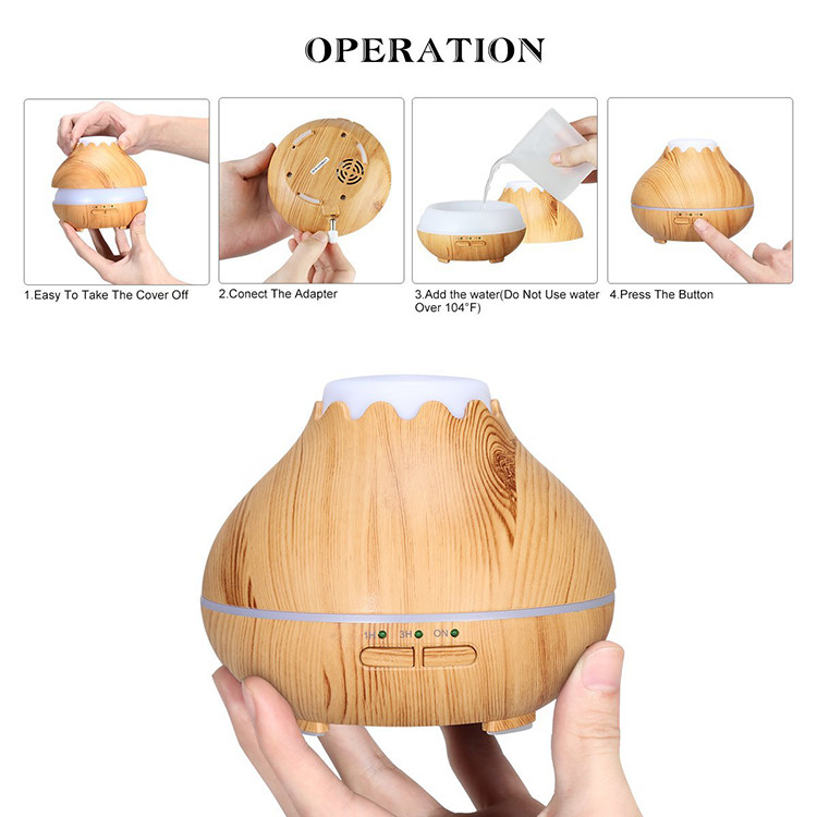 BPA Free Aroma Essential Oil Diffuser