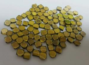 Quality Yellow HPHT Synthetic MCD Diamond Round Square Grits Industrial Abrasives For Cutting Tools wholesale