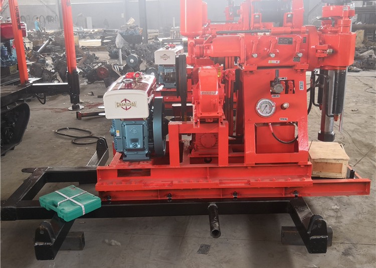 Deep Soil Testing Rig With BW 160 Mud Pump Diesel Engine 100M Drilling Depth