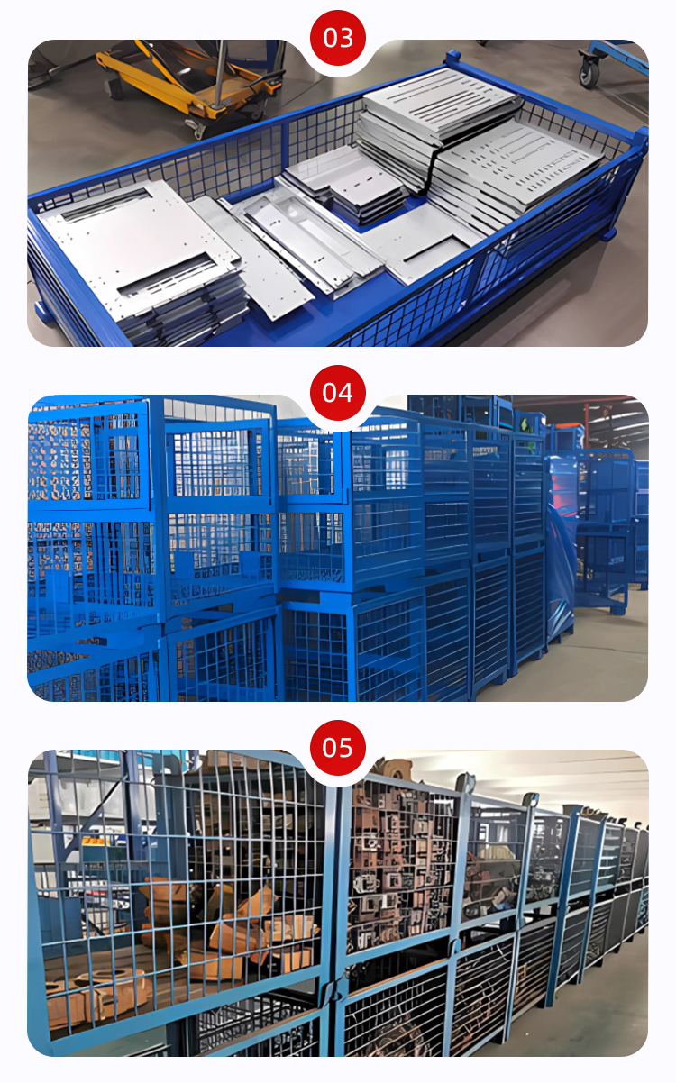 Heavy Duty Foldable Steel Storage Cage Warehouse Lockable Metal Storage Cages