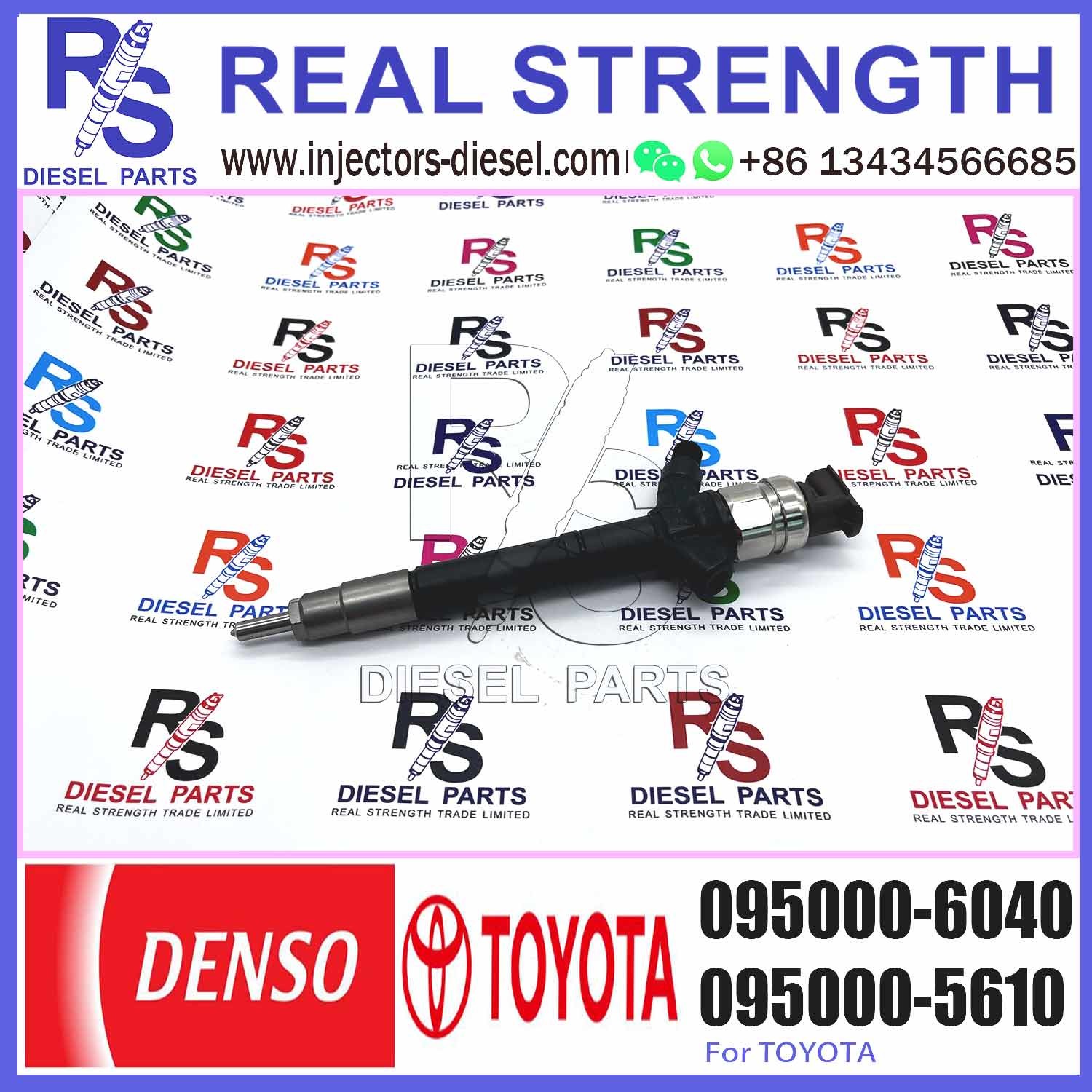 diesel fuel engine injector 095000-6040 23670-0R020 for engine high pressure pump engine injection injector 095000-6040