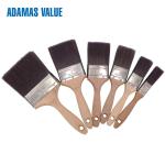 Wooden Material Handle Industrial Paint Brushes With Tin Plate Ferrule