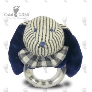 Quality Eco Friendly Educational Soft Toys Bunny Rattle Toy Infant Sleep Doll 14 X 8cm wholesale