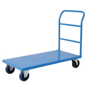 Quality 300KG 400KG Heavy Duty Platform Trolley Blue Hand Truck Push Cart wholesale