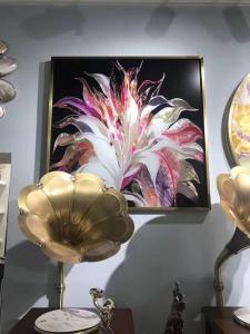 Quality Enamel Flat Decorative Tempered Art Glass 12mm Thickness For Building Wall wholesale