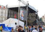 Rental Full Color LED Display , P10 Outdoor Full Color LED Signs 1980hz Refrsh