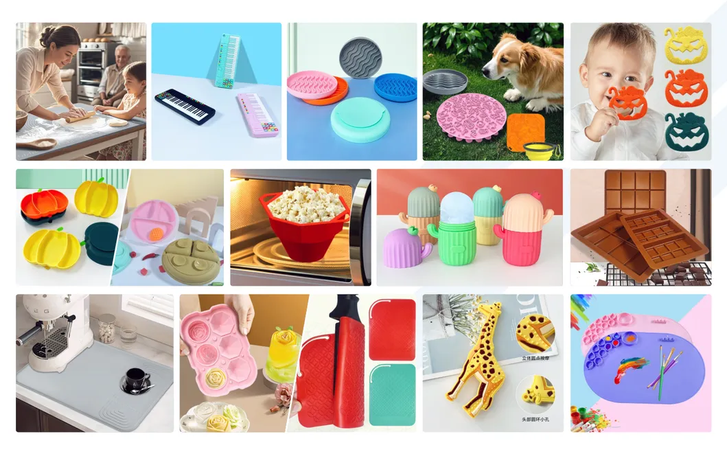 Easy Release Flexible Silicone Ice Cube Tray Molds