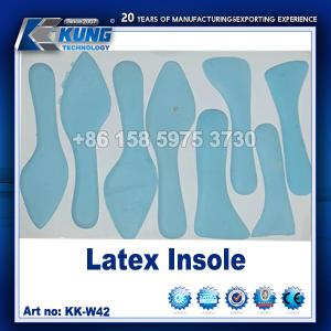 Quality Sandal Shoe Making Materials , Moistureproof Latex Foam Insole wholesale