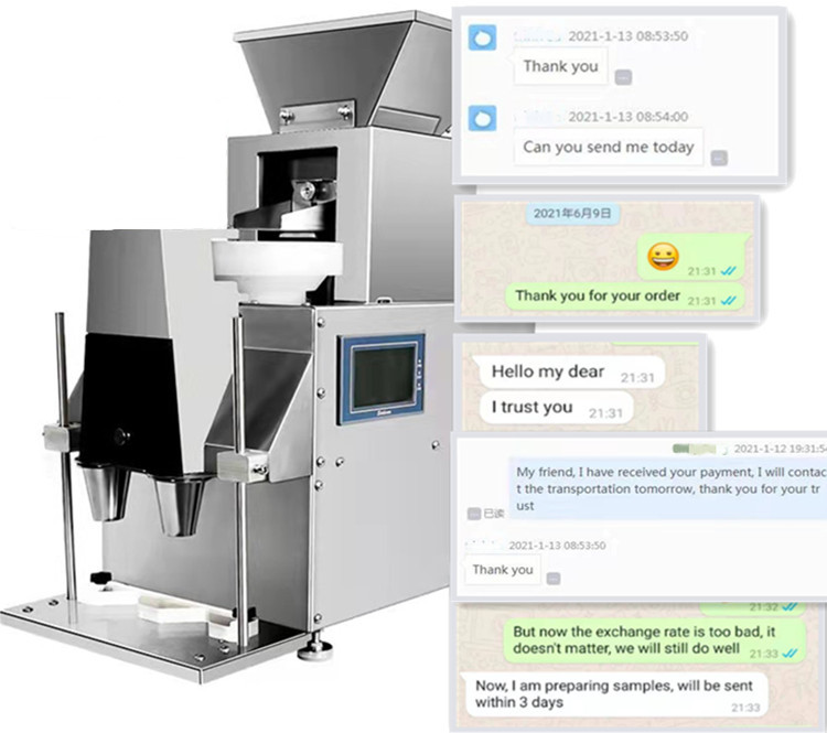 1500 pcs/h Capacity 200W Automatic Candy Chewing Gum Counting Machine for Counting