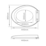 Toilet Seat Cover PP UF Duroplast Plastic Material Soft Close Low Noise From