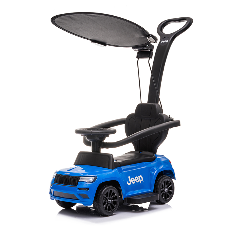 Car-shaped Baby Scooter with Music and Lights Unisex Ride On Push Electric Balance Car