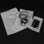 Three Sides Seal Pearl Zipper Plastic Film Bag