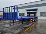Steel Second Hand Flatbed Trailers 40 Feet 3 Axle 40 Ton