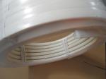 White Color Polyurethane V Drive Belts , Food Processing Polyurethane Flat Belt