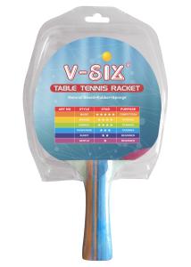 Quality Color Handle Table Tennis Bats Pimple Out Rubber Blister Packing For Recreation wholesale