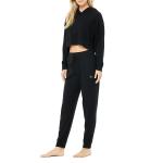 Ribbed Nylon Spandex Womens Loungewear Set 360gsm Tracksuit Sets For Women