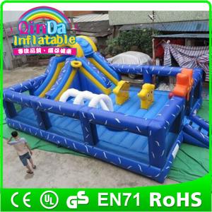 Quality Commercial jungle inflatable castle,backyard inflatable jumper, inflatable bounce house wholesale