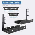Conveniently Retractable Cable Management Tray for Living Room and Office 0.85kg