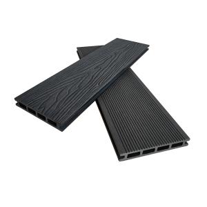 Quality Popular 3D embossing Waterproof 145*21mm WPC decking floor wholesale