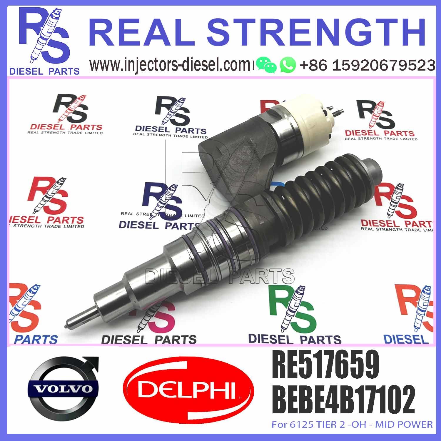 Diesel Fuel Injector 33800-84001 BEBE4B17001 BEBE4B17002 RE508490 BEBE4B17101 RE517660 BEBE4B17102 RE517659