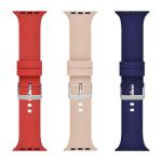 Fashion Red Color Soft Silicone Watch Band For Apple Watch 38/40mm 42/44mm