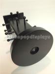 Black Painted Countertop MDF Display Stand Rotating For Hanging Jewelry