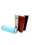 Portable Vacuum Flask Water Bottle Powder Coated Skinny Soft Touch Surface