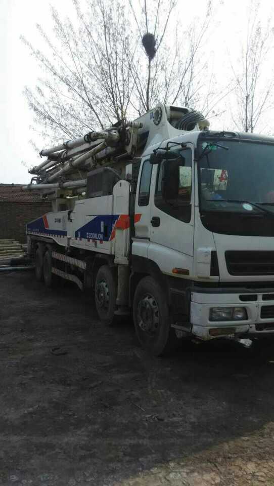 Used Heavy Equipment 2013 Zoomlion 52m Used Concrete Pump Truck