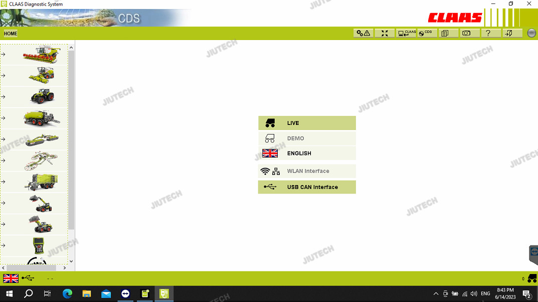 New For claas Interface CANBUS MetaDiag For CLASS Agriculture construction truck tractor diagnostic scanner tool