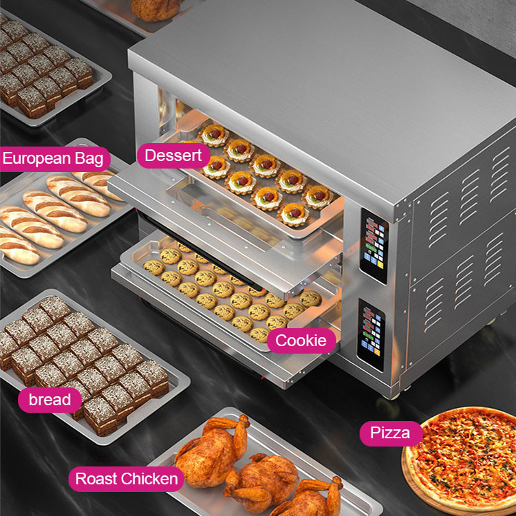 Electric Commercial Oven For Bakery Gaz Pizza Restaurant Rotesserie Oven