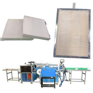 Home Purifier Air Filter Making Machine 60~100mm/S Efficiency