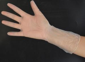 Quality Industrial Disposable Vinyl Powder Free Gloves Large 240MM Vinyl Gloves Food Safe wholesale