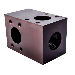China CNC Machined Aluminum Cast Iron Hydraulic Manifold Valve Block Flow Control Valve on sale