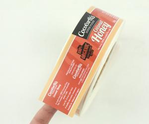 Quality sticky label the printing as customize wholesale