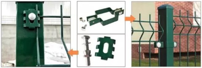 Aging Resistant PE Coated L2.5m V Mesh Security Fencing